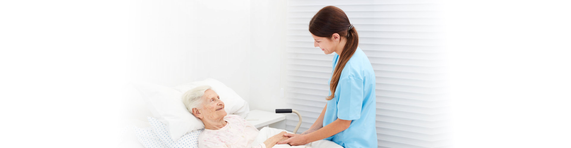 nurse taking care of the elderly